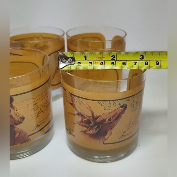Vintage Wildlife Print Glass Set with Coasters - Picture 7 of 11